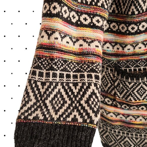 Papillon cozy hooded cardigan with oversized hood and pockets - Picture 3 of 5